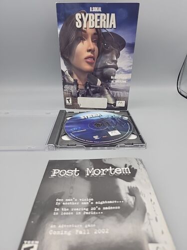 SYBERIA B. Sokal Windows PC Medium Box Game and Box RARE - Picture 6 of 6