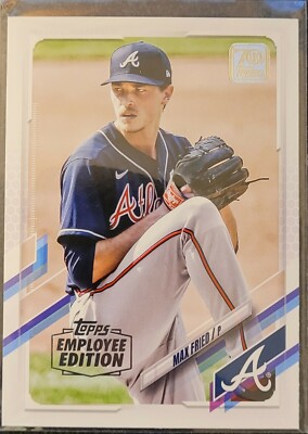 2021 Topps Employee Edition Max Fried Rare Parallel Card #9 Yankees Braves