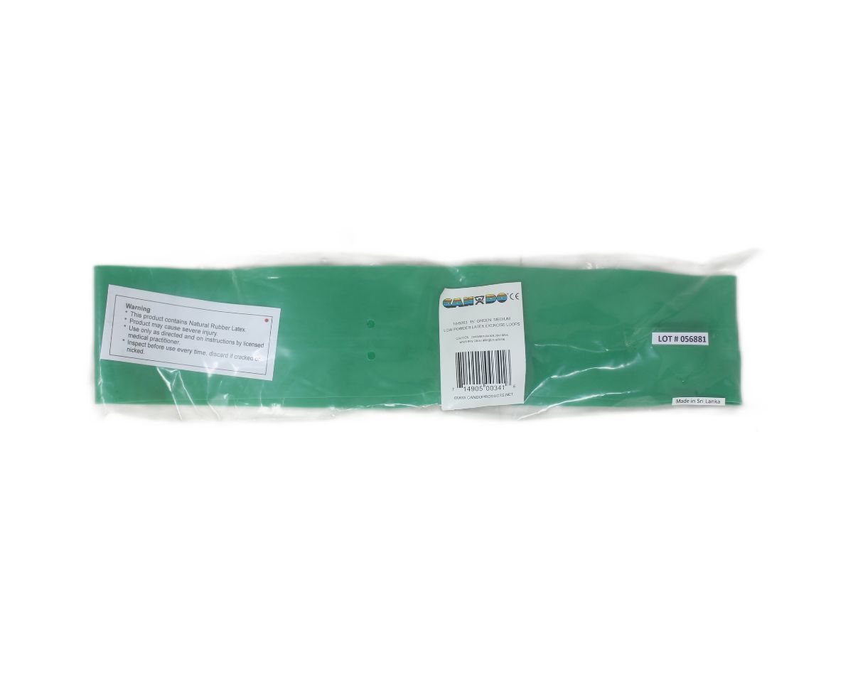 CanDo 10-5263 Exercise Loop 15" Medium Green