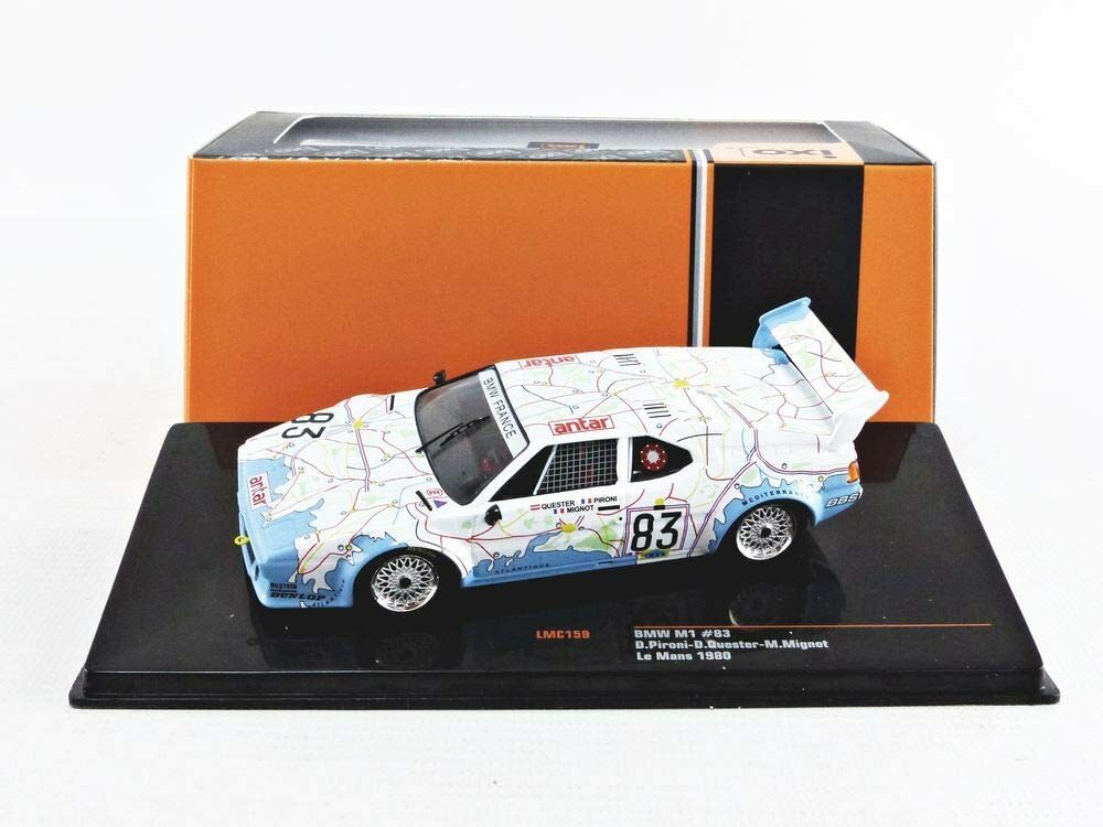 ミニカー BMW M1 Carte de France 24h LeMans 1980 Carte de France - BMW M1 Art Car Le Mans 1980