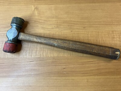 #ad Craftsman Rubber Plastic Hammer w 12” Snap on Tools Wood Handle Used $19.95