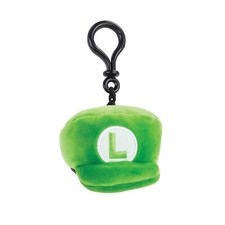 TOMY - Clip Peluche à accrocher partout - MARIOKART Casquette de LUIGI -  - T...