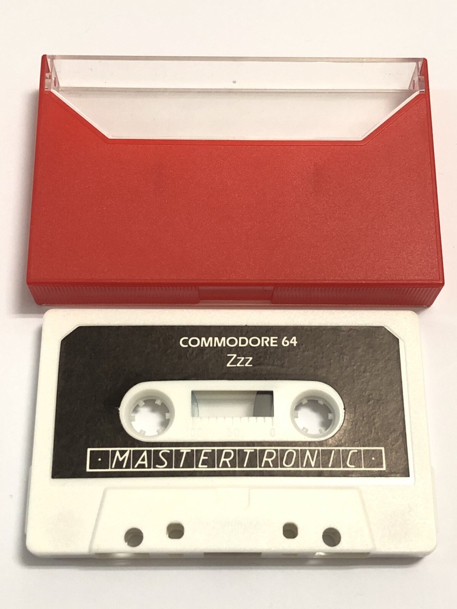 Zzz Game Commodore 64 C64 C128 Cassette Tape Datasette 1986