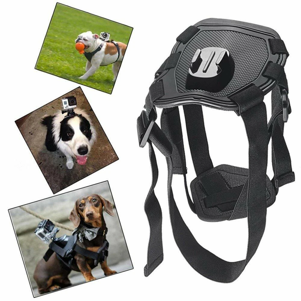 Dog Harness Mount For GoPro, Soft Adjustable For GoPro Hero All Models, Black