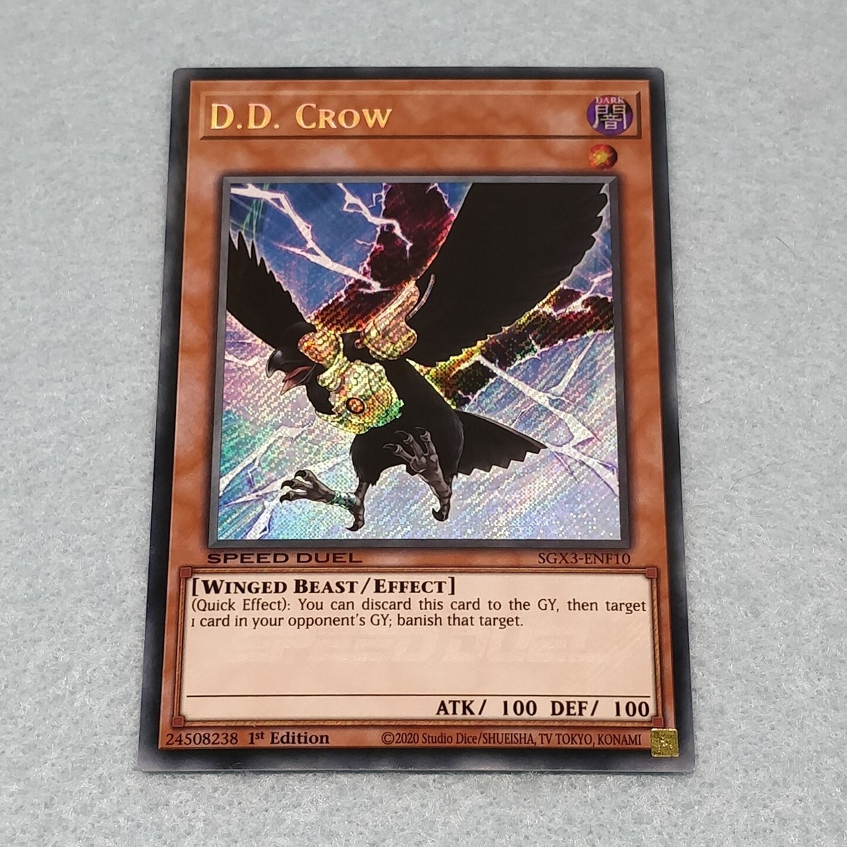 Yugioh D.D. Crow SGX3 1st Edition Secret Rare Card NM | eBay