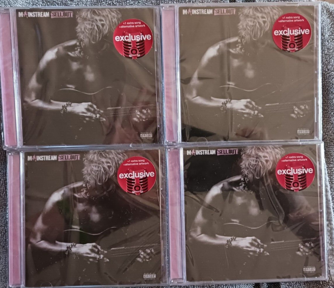 4 CD Lot Machine Gun Kelly - Mainstream Sellout ~ Target ~ 2 with cracked cases