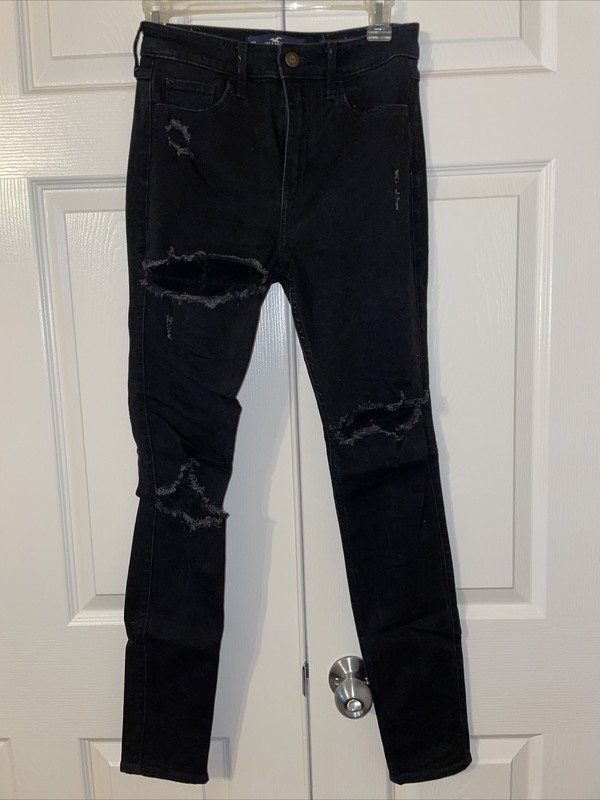 Women's Hollister Size 3R High Rise Super Skinny Classic Stretch W26xL30 Jeans
