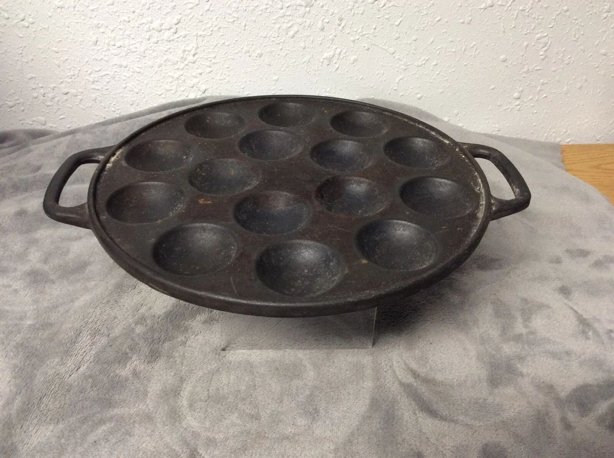 PREMIUM QUALITY CAST IRON MINI DUTCH PANCAKE GRIDDLE