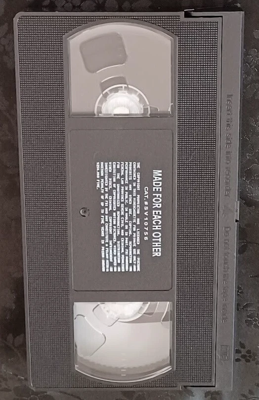 Made for Each Other - Jimmy Stewart Carole Lombard - RARE VHS Video Foto 3 de 3