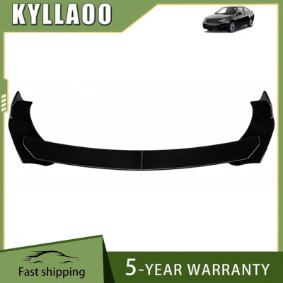 For Toyota All Models Front Bumper Lip Splitter Spoiler Glossy Black Body Kits
