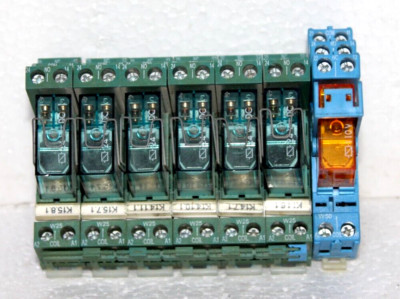 Lot of 7 pcs. FINDER 40.52 Miniature PCB/Plug-in Relay 24VDC / 8A 250V~