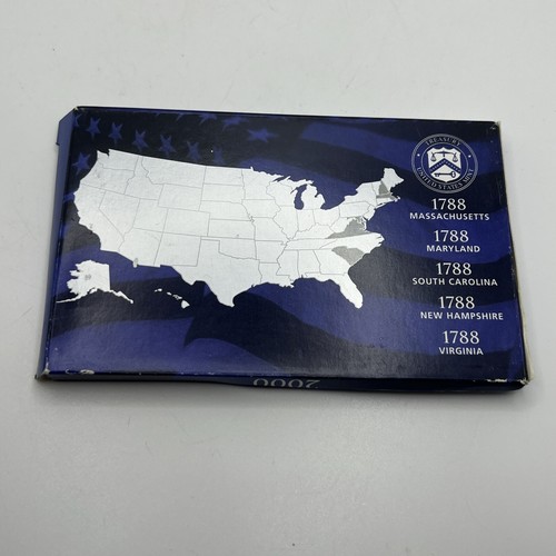 2000 United States Mint 50 State Quarters Quarter Proof Set In Box S Mark - Picture 7 of 7