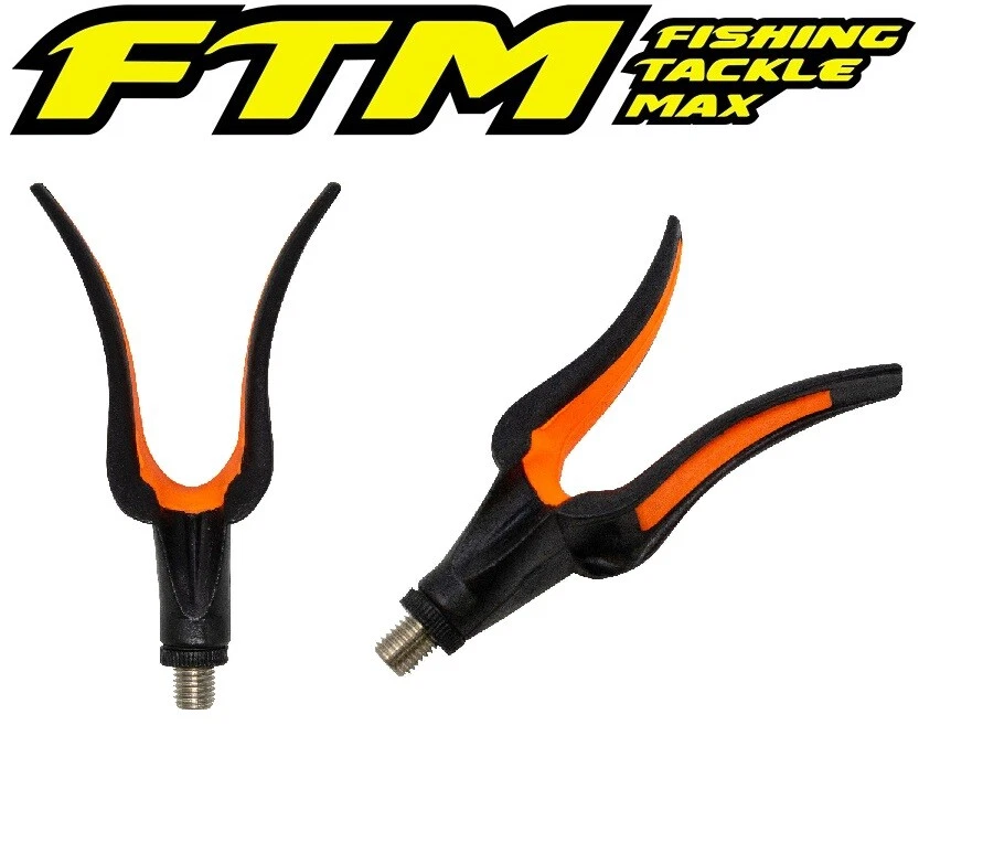 FTM Rutenauflage V-Kopf schwarz-orange