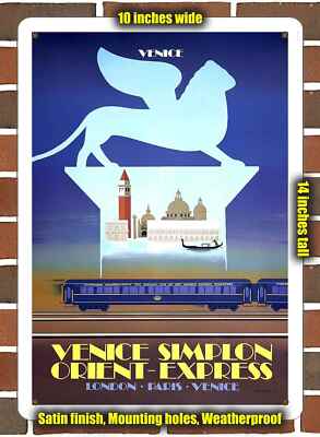 Metal Sign - 1979 Venice-Simplon Orient Express- 10x14 inches
