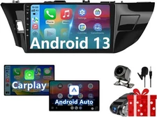 Car Radio Stereo for Toyota Corolla 2014-2016, 10.1" Android Touchscreen 2+64GB