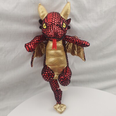 NANCO ADVENTURE PLANET RED FLYING DRAGON PLUSH 10''