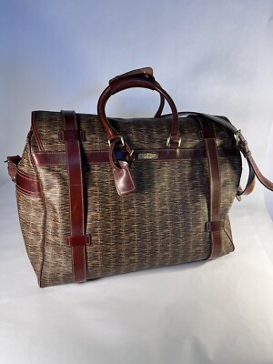 Wathne Large Duffle bag Overnight basket Coated Canvas