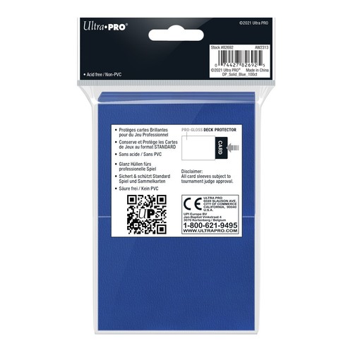 400 ULTRA PRO BLUE DECK PROTECTOR Card Sleeves Standard Gaming pokemon mtg ccg - Picture 3 of 3