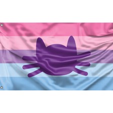 Catgender Pride Flag Unique Design, 3x5 Ft / 90x150 cm size, EU Made
