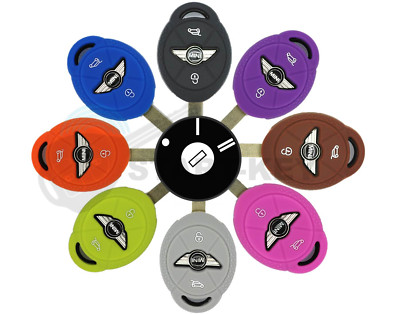 Mini Cooper R52 R56 R50 R53 Schlüssel Silikon Hülle cover 3Tasten Chiave Cle