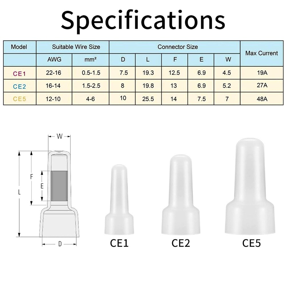 Kit Di Connettori Per Cavi A Crimpare Isolati AWG12-10 ... - Leroy Merlin - Foto 1