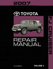 2007 Toyota FJ Cruiser Shop Service Repair Manual Volume 3 Only