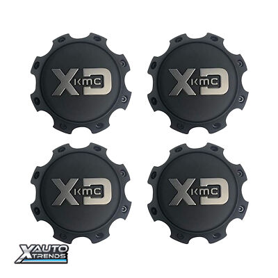 4 x XD Series Wheel Center Cap Satin Black 1079L170SB2DC-H50
