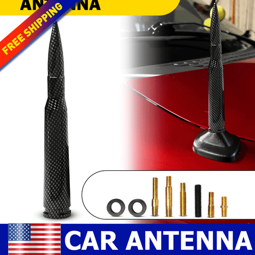 1X BLACK BULLET ANTENNA 50 CAL for CHEVROLET SILVERADO 1500/2500/3500/GMC SIERRA - Picture 18 of 18