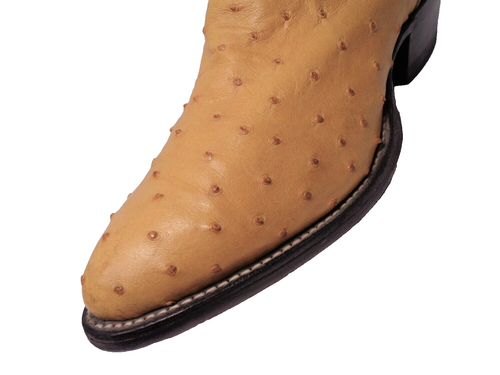Larry Mahan Custom Exotic Full Quill Ostrich Skin Western Boots US 9.5D LNWOB - Picture 2 of 12