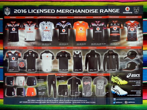 Framed 2016 NEW ZEALAND WARRIORS NRL Poster - 84cm x 59.5cm x 3cm - Bild 2 von 3