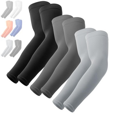 OutdoorEssentials UV-Sonnenschutz Kompressions-Armstulpen, kühlende Sportbandage