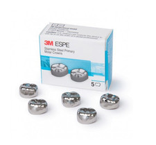 3M ESPE NICHRO MOLAR CROWN REFILLS BOX OF 5 ALL SIZES AVAILABLE