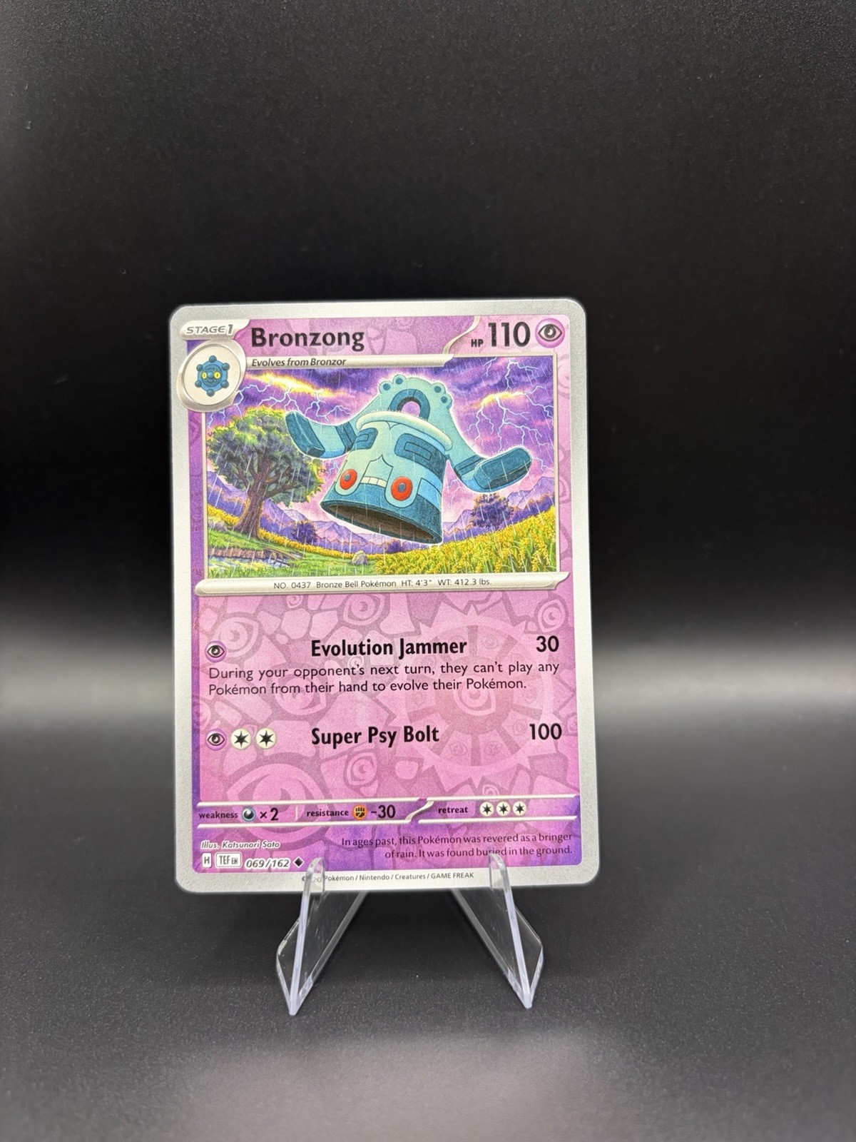 Pokemon Bronzong Temporal Forces 69/162 Reverse Holo Near Mint English