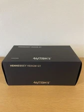[Good Condition] AUTOart 1/18 Hennessey Venom GT Spider Matte Carbon Black