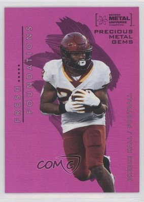 2022 Skybox Metal Universe Champions PMG Pink 5/75 Breece Hall Rookie RC 0rb8