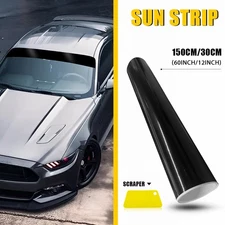 60"x12" Sun Visor Strip Windshield Banner Vinyl Long Lasting Premium Blank Decal