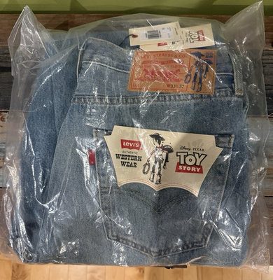 New Levi's x Disney Pixar Toy Story 30th 568 Loose Patch Men's