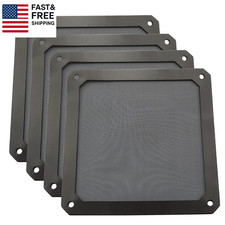4Pcs 120Mm PC Fan Dust Filter Magnetic Frame Computer Fan Grills Dust Mesh PC