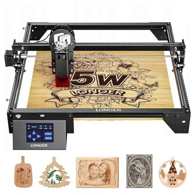   RAY5W Laser Engraving Cutting Machine Engraver Cutter 400x400mm CNC DIY Tools
