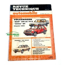 REVUE TECHNIQUE AUTOMOBILE RTA 474 VOLKSWAGEN GOLF GTI 16S JETTA GT PEUGEOT 505 