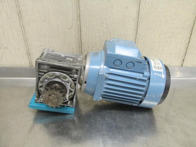 ABB M2AA080C 3GAA082003-BSA NMRV-050 Gearmotor 1/3 HP 276/336 RPM 5:1 Ratio