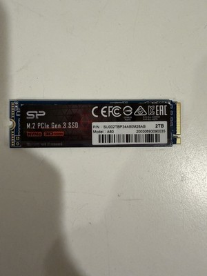 2 TB-Silicon Power 2TB NVMe M.2 PCIe Gen3x4 2280 SSD Solid State Drive