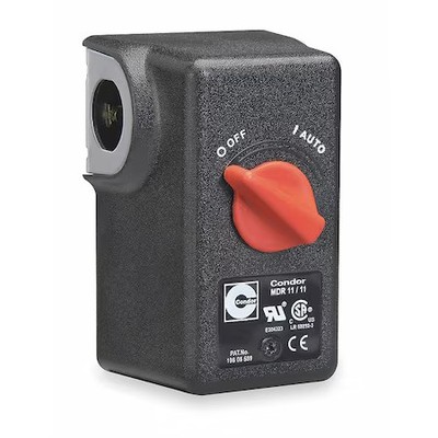 Condor Usa 11Ea2x Pressure Switch, Standard, Dpst, 1 Ports, 1/4'' Npt, 20 To 105