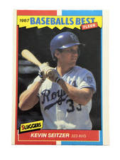 Excellent: Vintage 1987 FLEER Baseball’s Best Kevin Seitzer Kansas City Royals