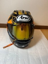 ARAI RX-7X Pedrosa Samurai Full-Face Helmet Gold Size XL Motorcycle Gear
