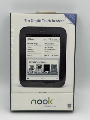 Barnes & Noble Nook Simple Touch Reader Wi-Fi 6  eReader NEW