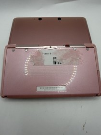 Nintendo 3DS Pearl Pink Handheld Handheld Console System CTR-001 Tested Fair
