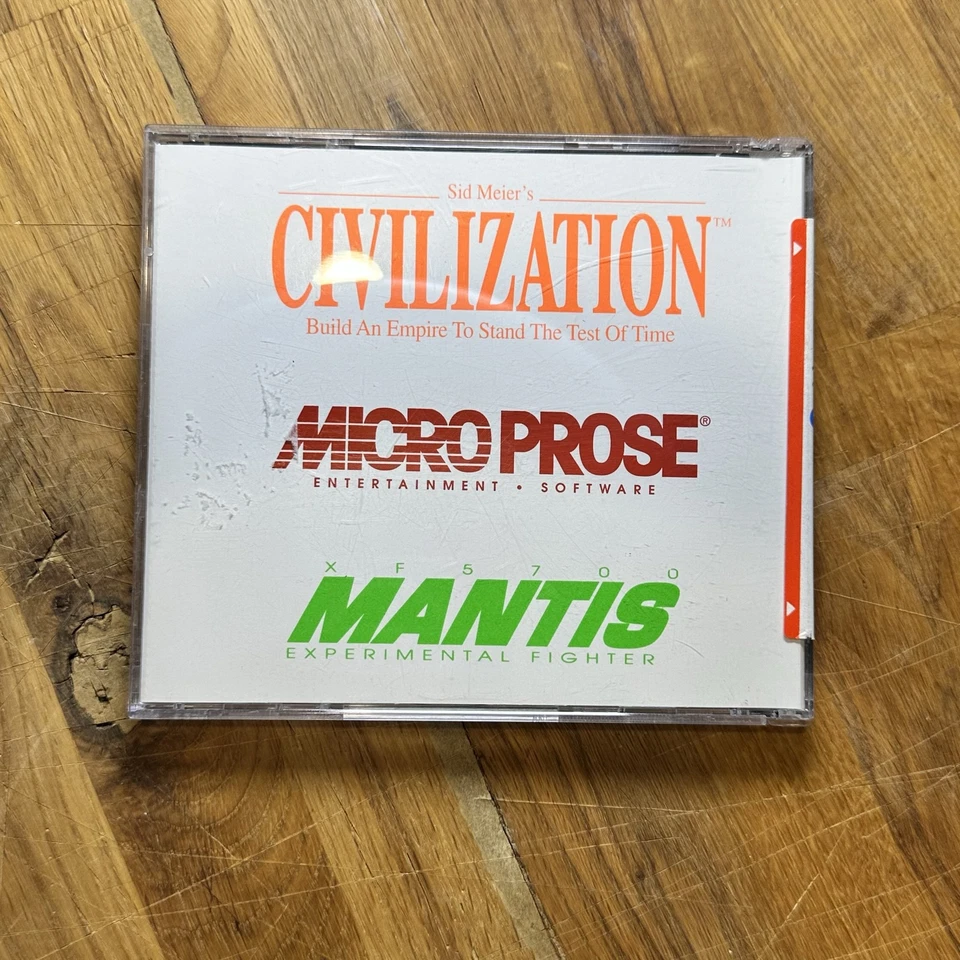 Sid Meier's Civilization & XF5700 Mantis Experimental Fighter MicroProse PC Game - Image 2 of 2
