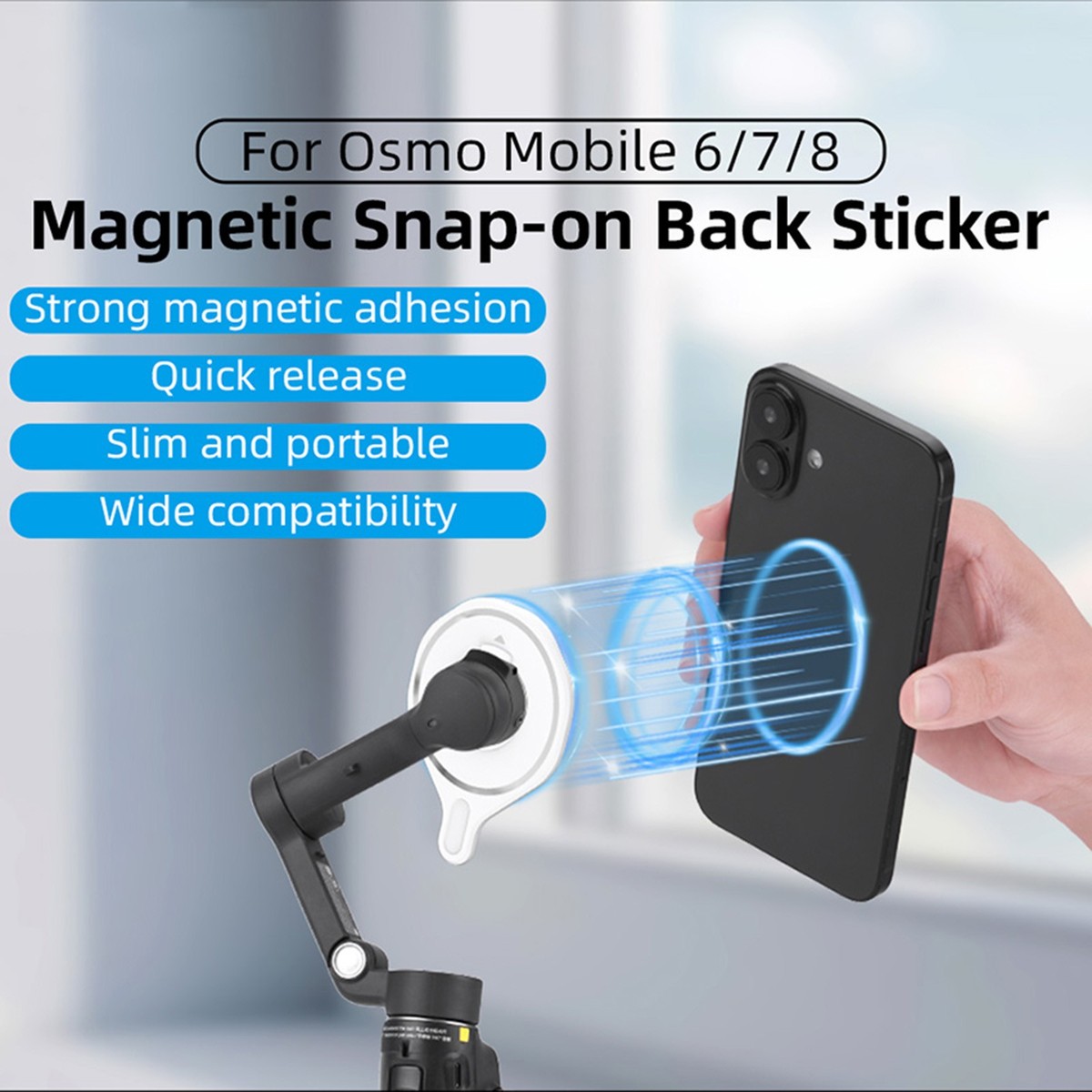 MagSafe Magnetic Phone Case Accessories for DJI Osmo Mobile 8/6/7P