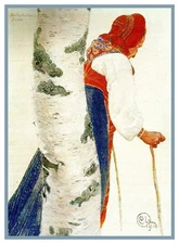 Carl Larsson Nordic Grandmother Orenco Originals Counted Cross Stitch Pattern